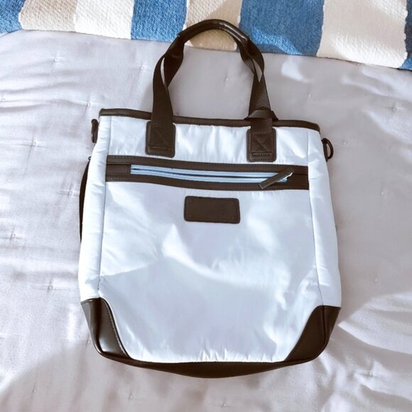 LOLË Ice Blue Mini Lily Backpack/Tote Bag Waxed - Picture 3 of 15